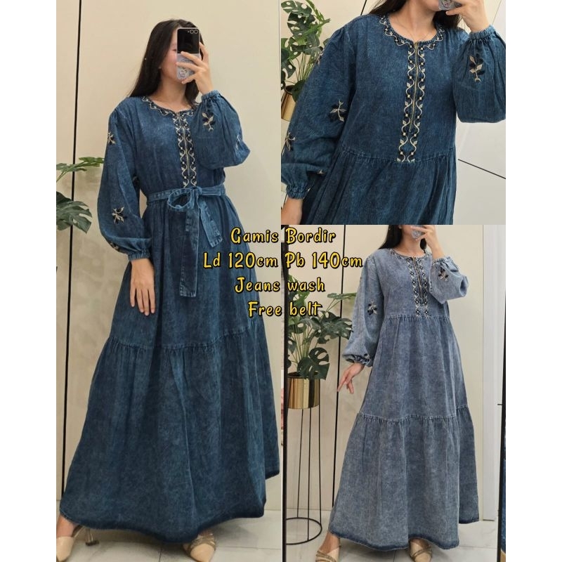 GAMIS jeans bordir import