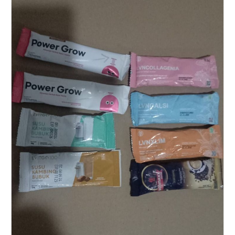 

All Varian per sachet.