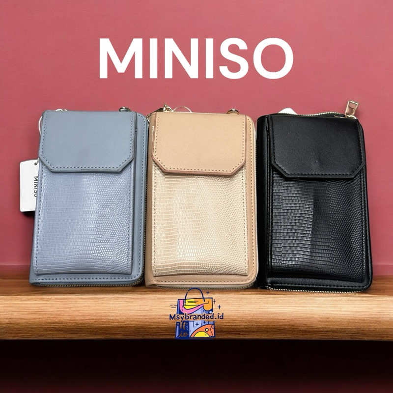 CrossBody PhoneBag MINISO ANIMAL Print tas selempang wanita