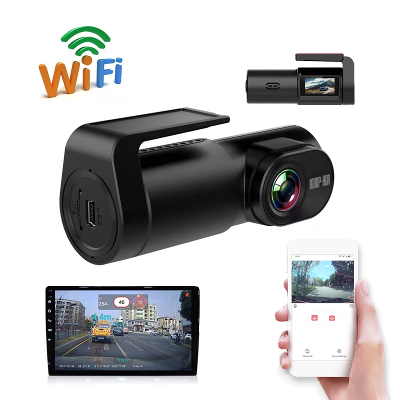 NEW Wifi HD 1080P Dash Cam mobil dengan tampilan layar Dashcam Mobil ADAS WiFi CCTV Mobil Dashcam