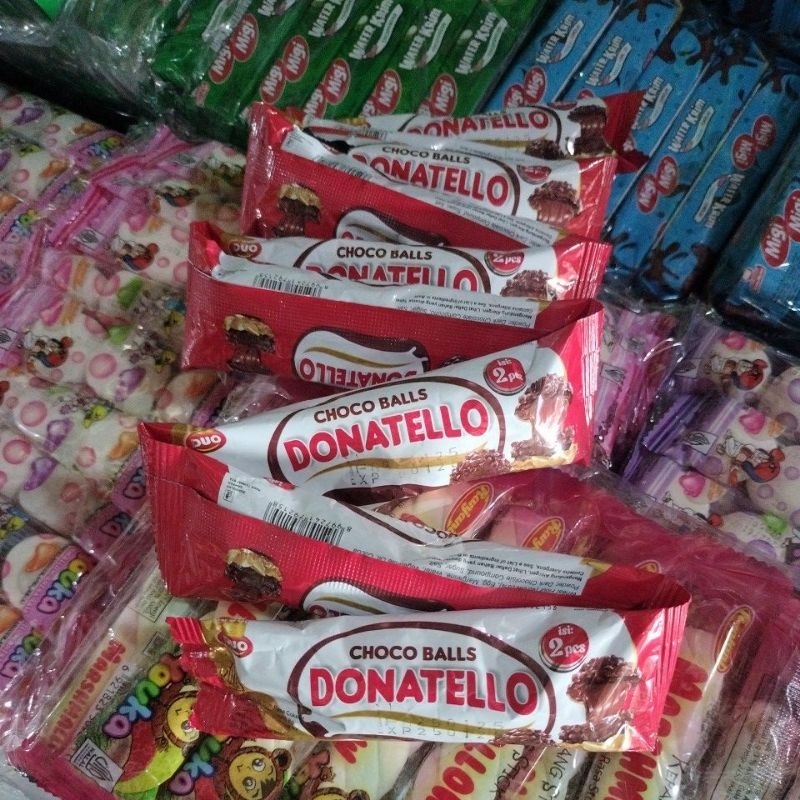 

Donatello harga 1 renteng isi 10 pcs