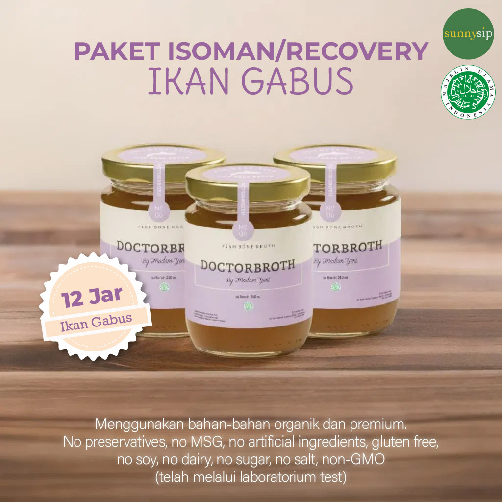 

Doctor Broth - Paket Isoman / Recovery Ikan Gabus