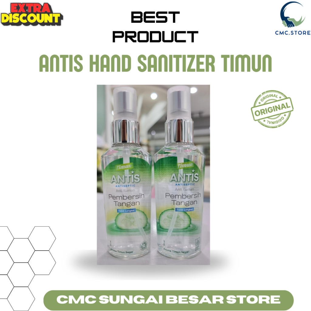 Antis Hand Sanitizer Spray Timun