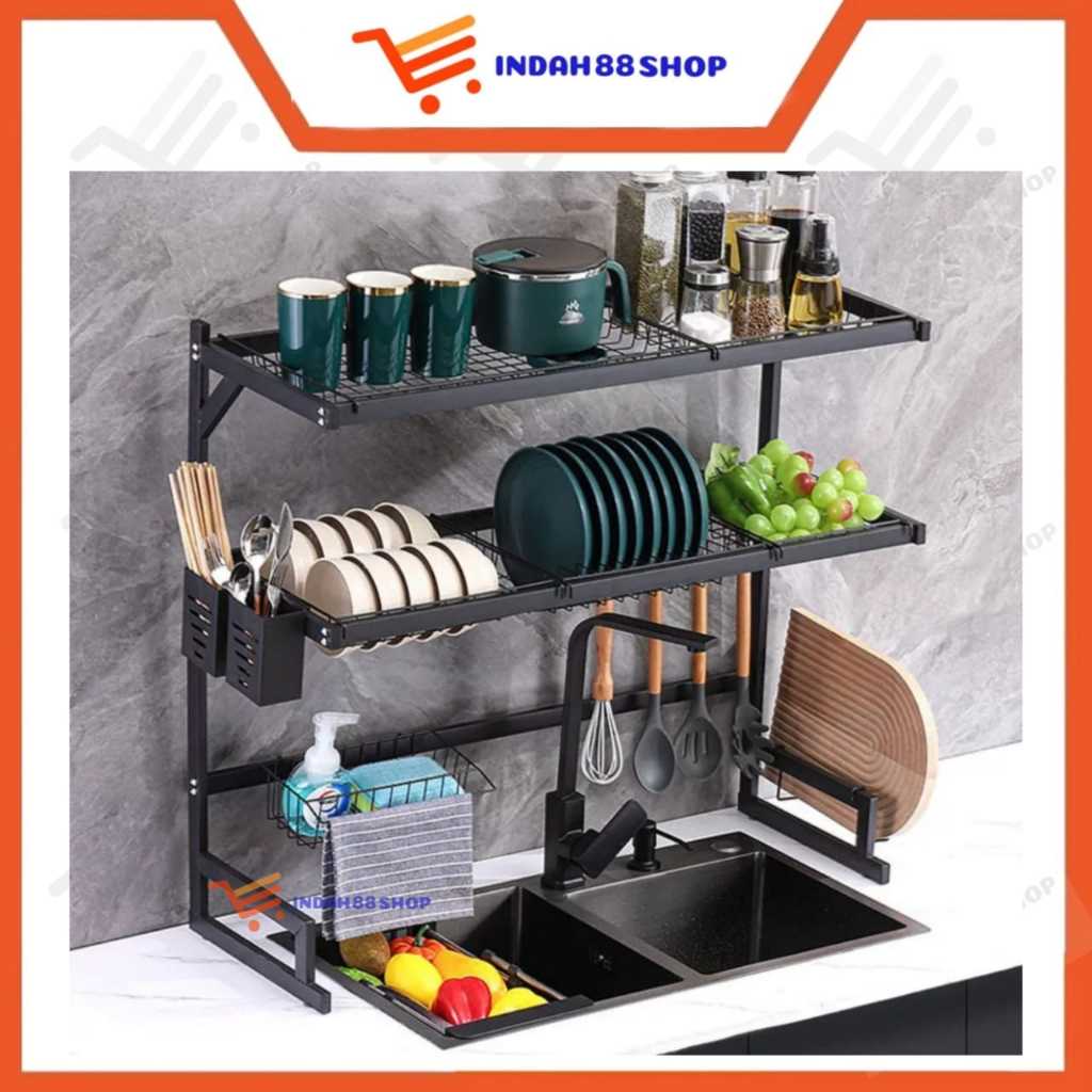 Rak Piring Wastafel 2 Susun