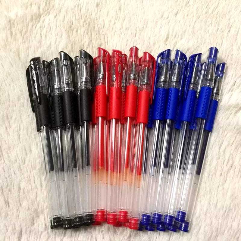 

KODE U | PULPEN MURAH KUALITAS OKE - 1 LUSIN 12 BIJI - PULPEN GEL 0.5MM / PENA GEL 0.5MM HITAM BIRU MERAH