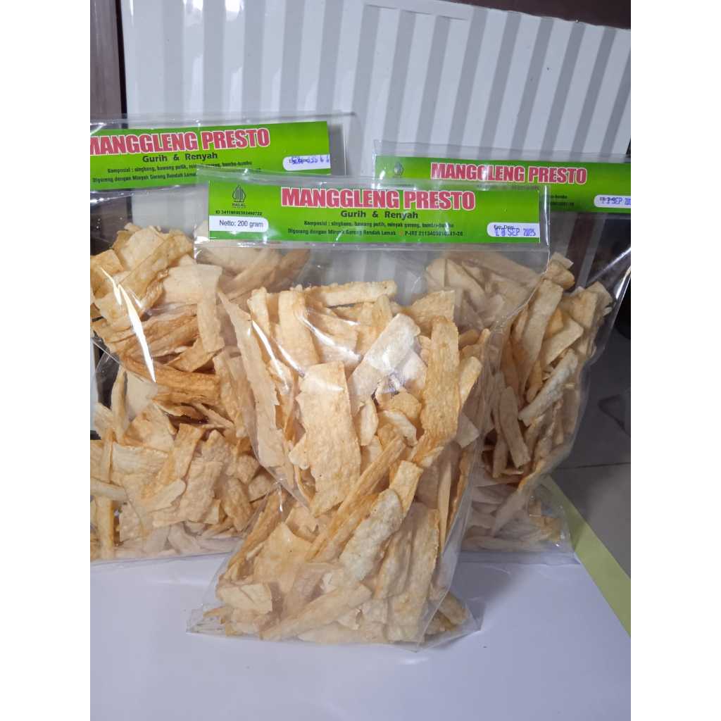 

Keripik Singkong Manggleng Presto 500 gram– Renyah & Lezat, Rasa Original