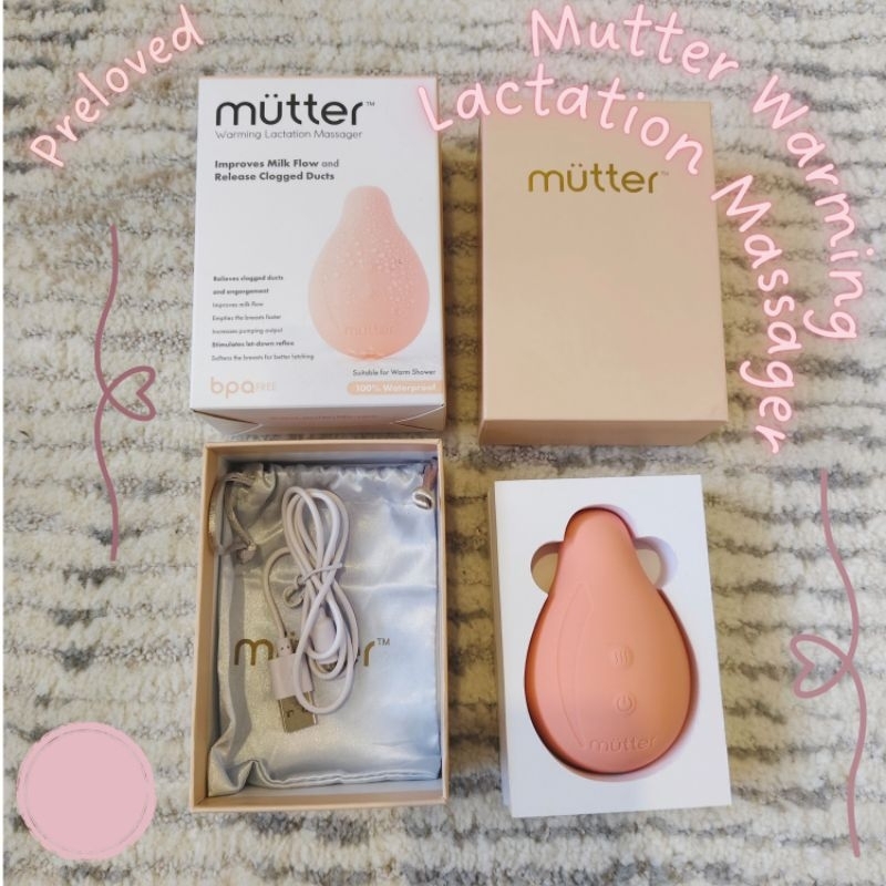 Mutter warming lactation massager preloved