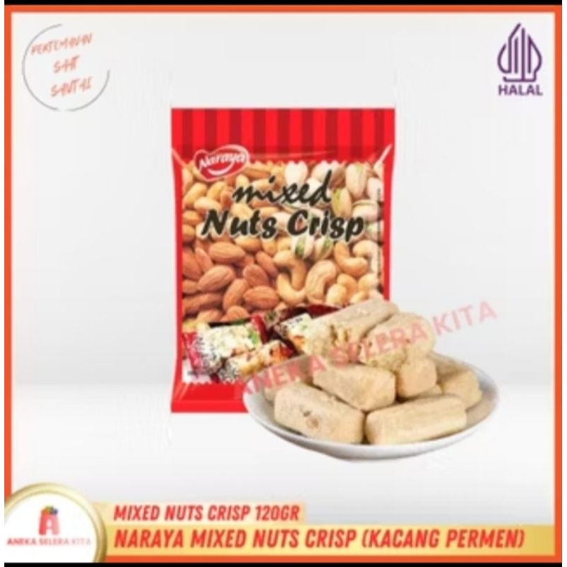 

Naraya Mixed Nuts Crispy/Jelly Jeruk Mandarin 200gr