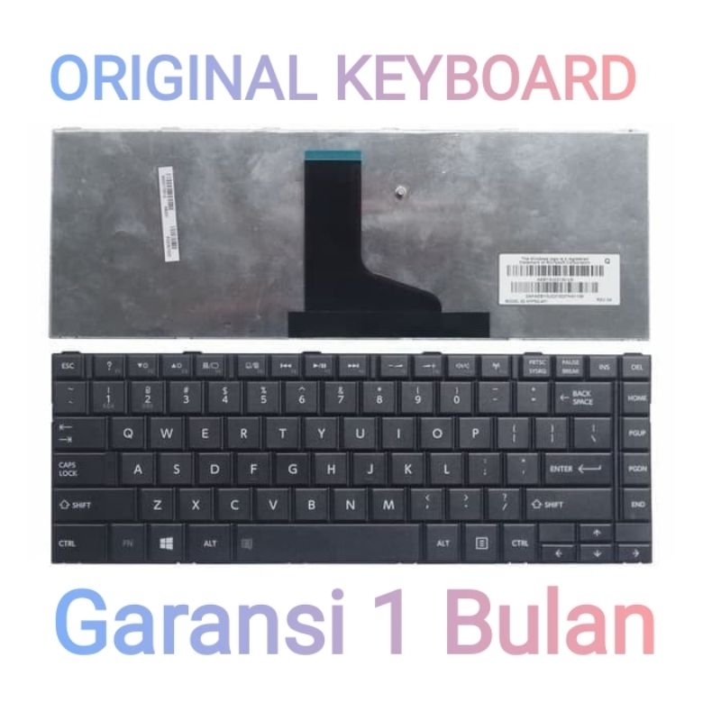 Keyboard Laptop Toshiba Satellite C800 C800D C840 C840D