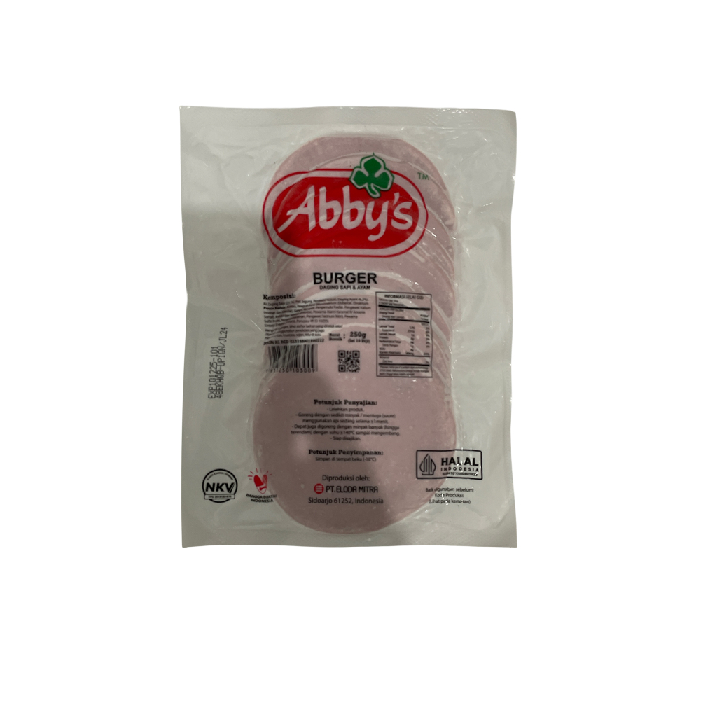 

Abbys Daging Burger 10pcs - 20pcs