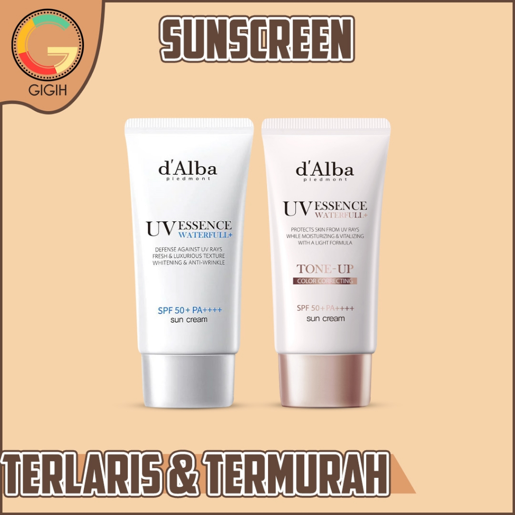 D'ALBA / A'alba UV SUNSCREEN / SUNSCREEN CREAM 50ML SERIES ( READY SEMUA VARIAN )