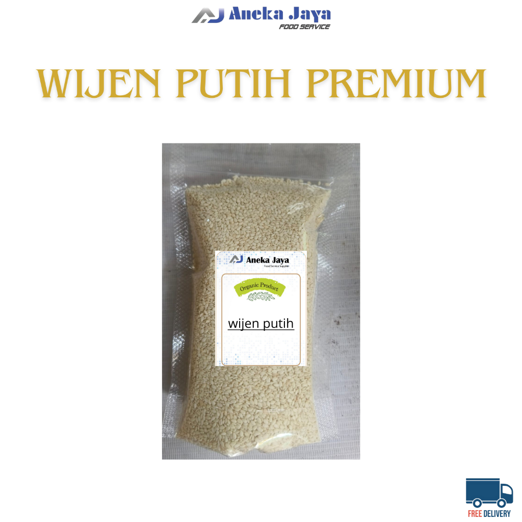 

Wijen Putih Premium Siap Pakai Murah / Sesame Seed Premium Organik