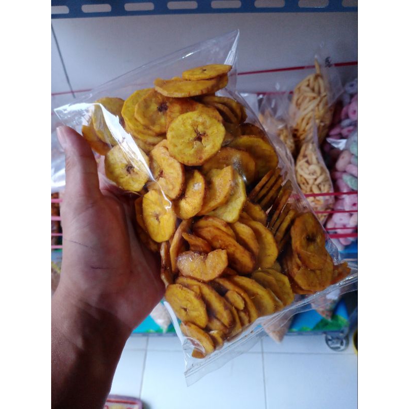 

Camilan Keripik Pisang Manis 250 Gram Cemilan Jajanan Snack
