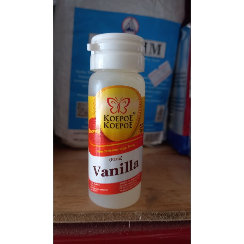 

Koepoe koepoe Pasta vanilla 25ml/ perisa sintetik vanila