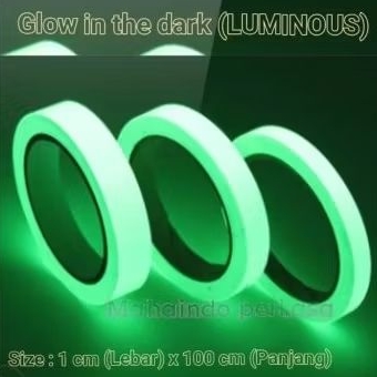 Luminous tape ( glow in the dark) stiker 10mm x 1cm