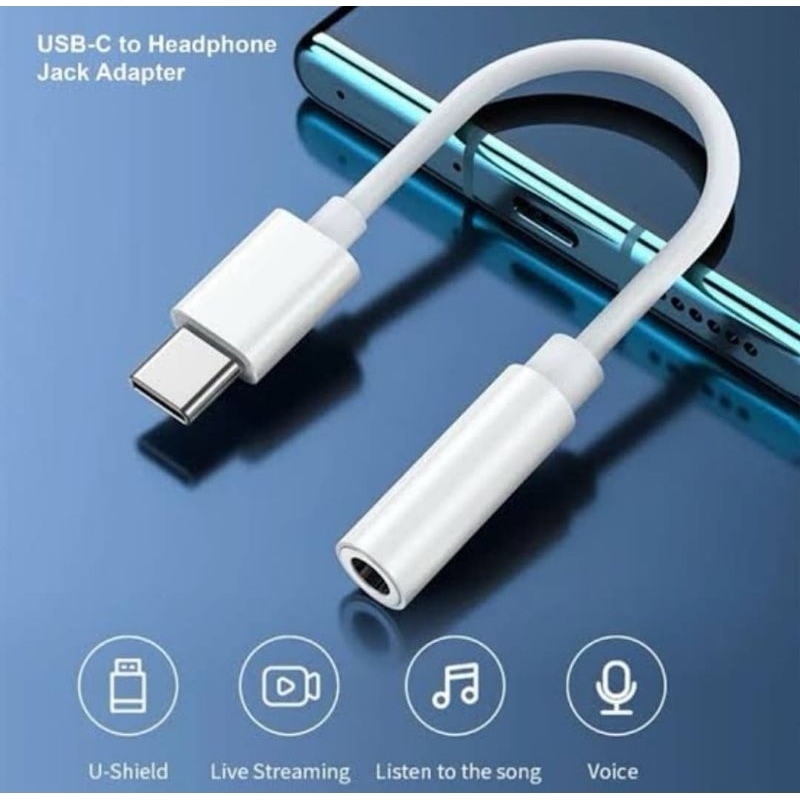 Spesifikasi Produk :- Tipe Input : USB Tipe C
- Output Interface : Jack 3.5mm 
- Panjang Kabel : -+ 