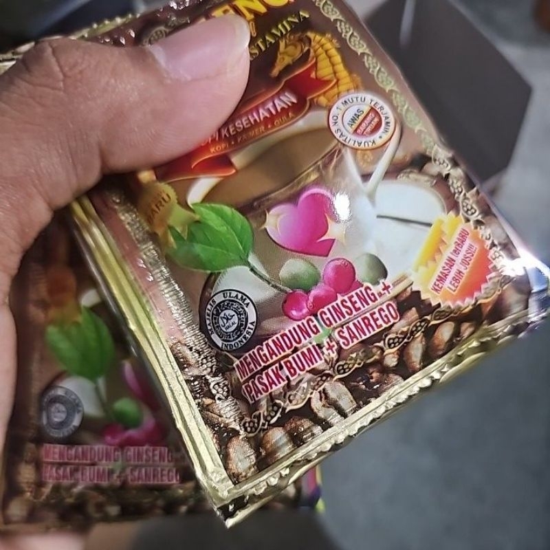 

kopi kesehatan memgandung gula krimer ginseng