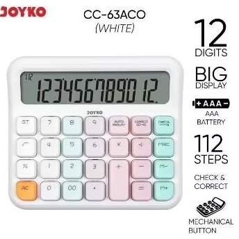 

Calculator Kalkulator Joyko CC-63ACO 12 digits check & correct