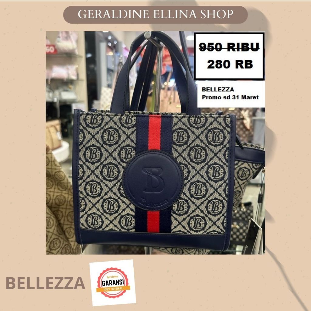 Tas BELLEZZA Wanita seri BHW291  ORIGINAL SALE satchel bag