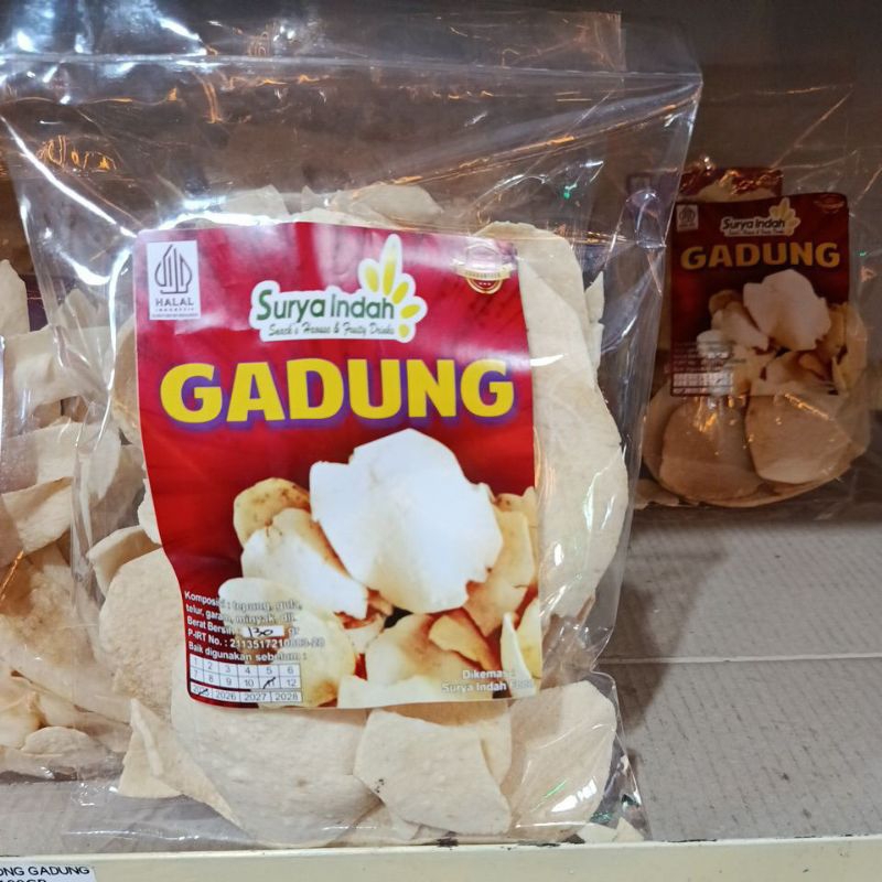 

Keripik Gadung 130gr packing Surya Indah Jombang
