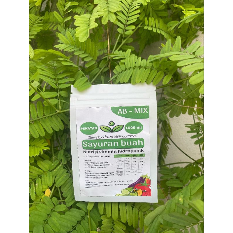 AB Mix Vitamin Nutrition Pekatan 1Liter Sayuran Buah