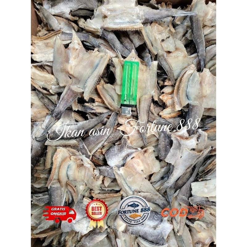 

Ikan asin Gabus/Haruan kecil 1000gram, 500gram, 250gram