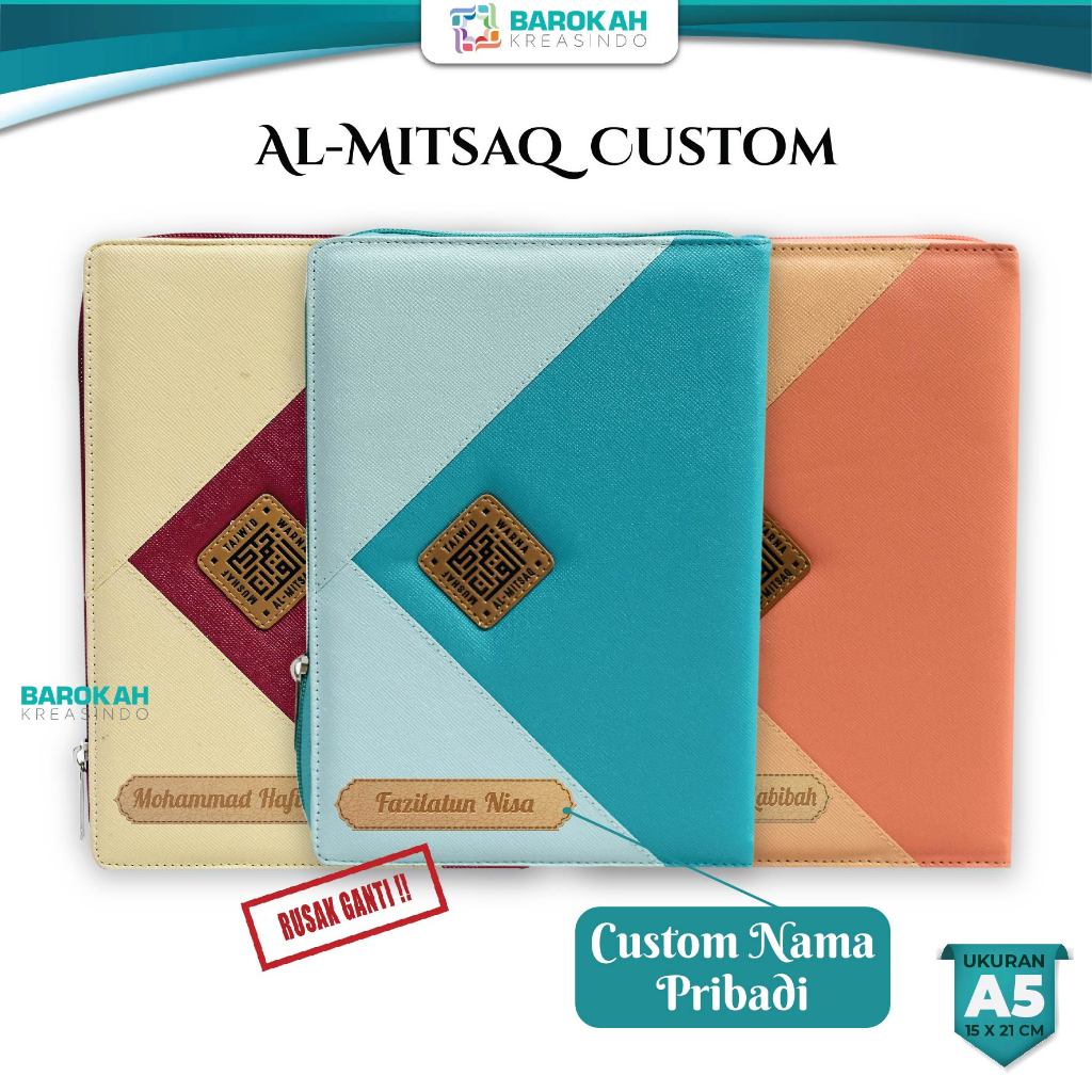 Al Quran Tajwid Warna Al Mitsaq Non Terjemah A5 Alquran Resleting Ukuran Sedang Tanpa Terjemahan Taj