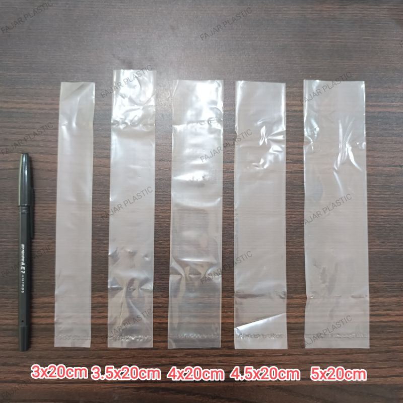 ECERAN Plastik Es Lilin Es Mambo Es Kacang Hijau - Plastik Cabe - Plastik 3x20 3.5x20 4x20 4.5x20 5x