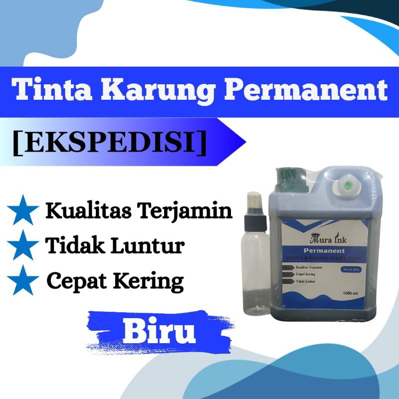 

Tinta Karung Permanent Biru Mura Ink