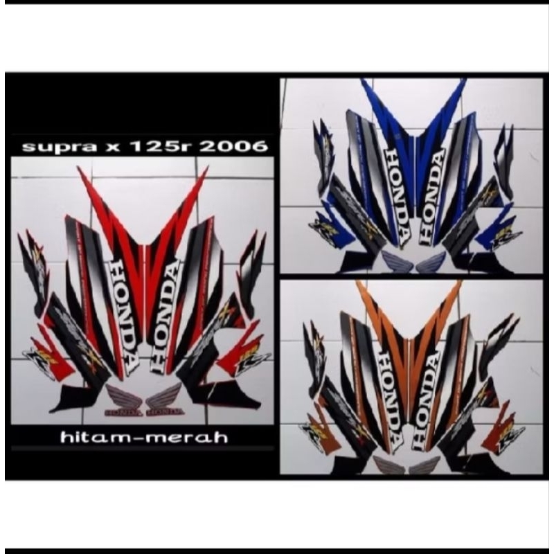 striping Supra x 125 R 2006