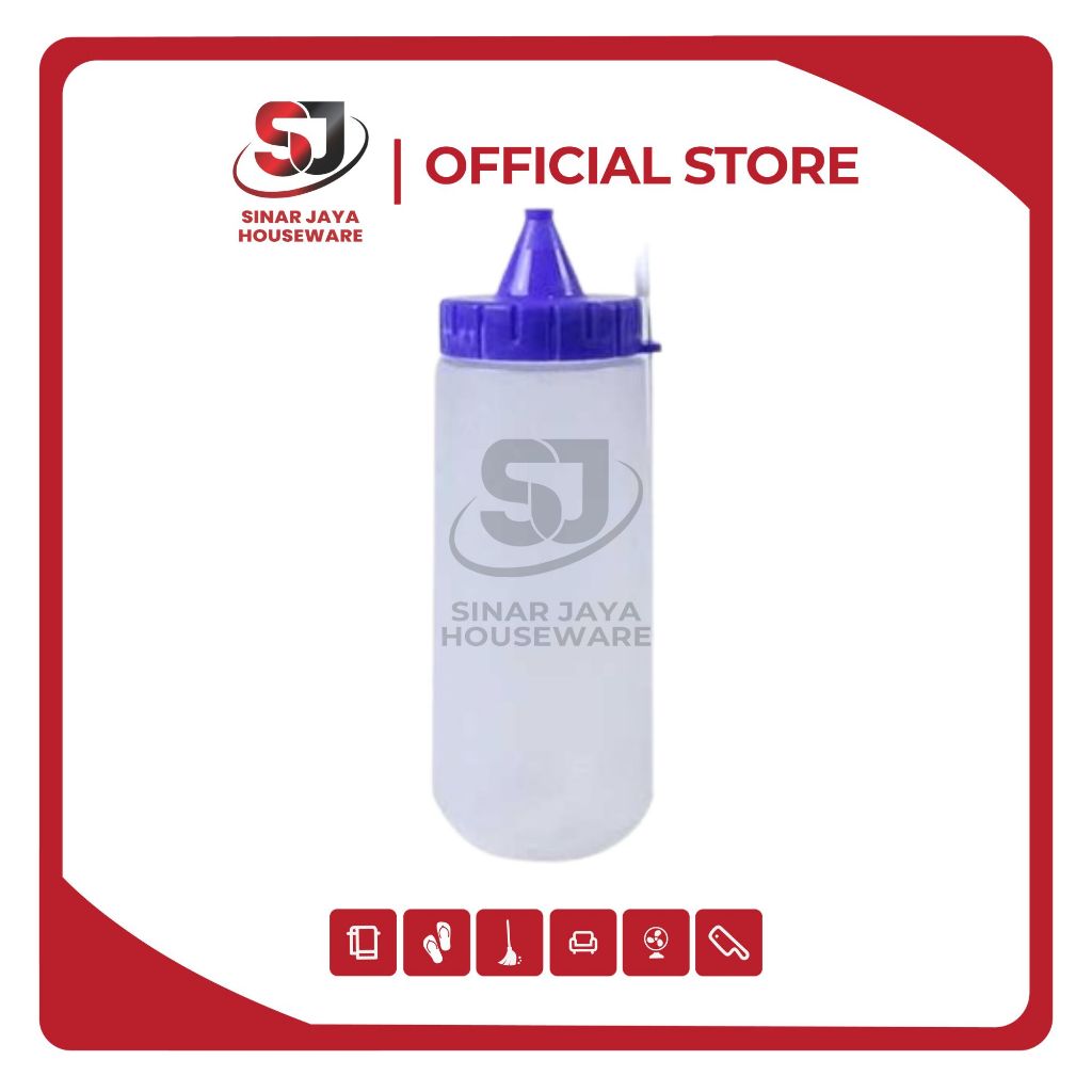 Botol Kecap Serbaguna 500Ml/ Botol Saus Plastik/ Botol Kecap 500Ml SL