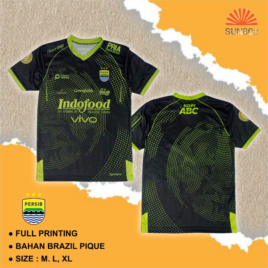 JERSEY FUTSAL/BOLA/PERSIB/2025/HITAM