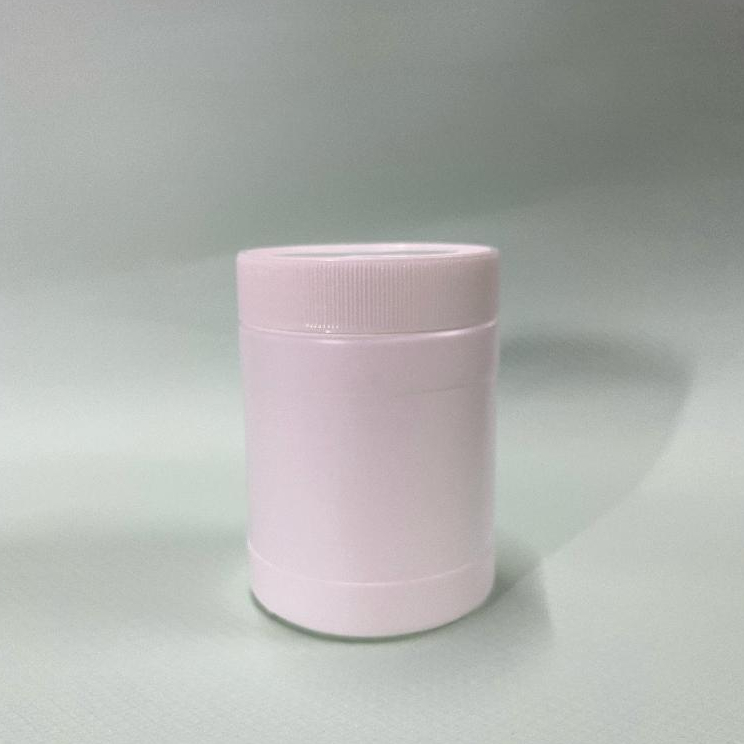 pot lulur setengah rata, pot lurus 500gram pot jar 500gram (HDPE )