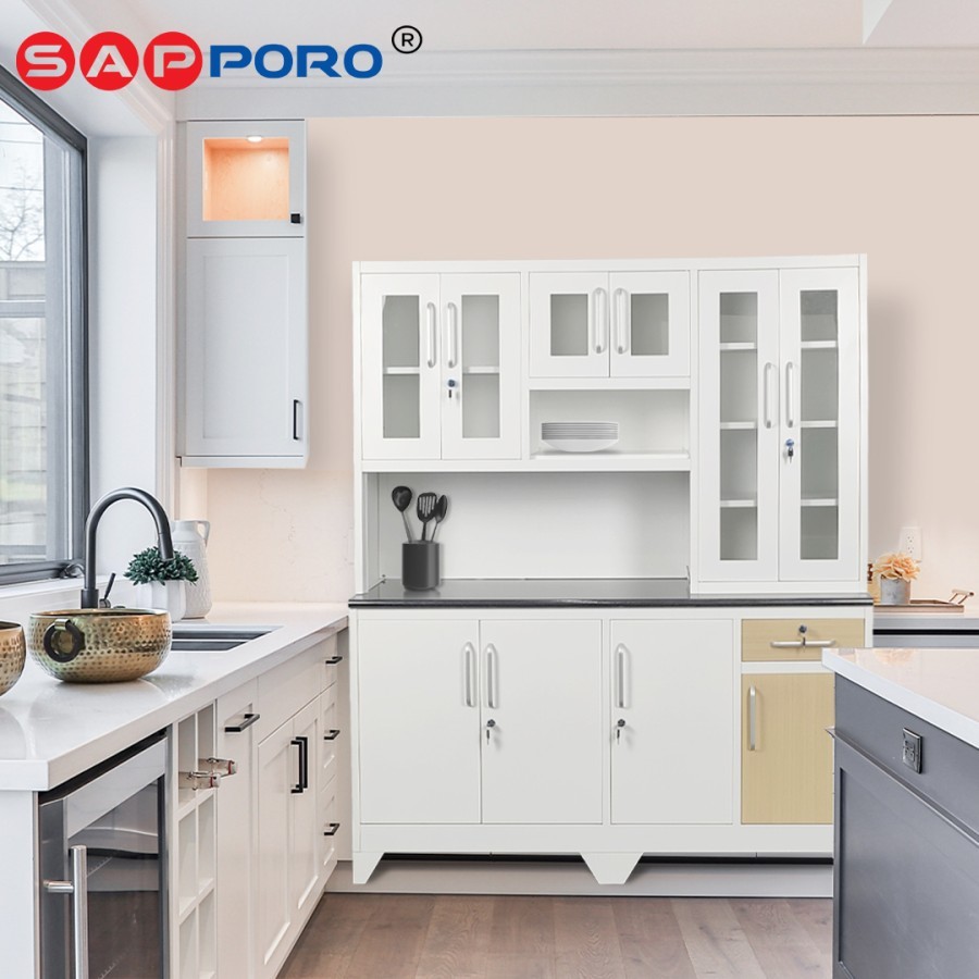 SAPPORO LUBECK - Lemari Dapur Bahan Besi | Rak Dapur | Kitchen Kabinet