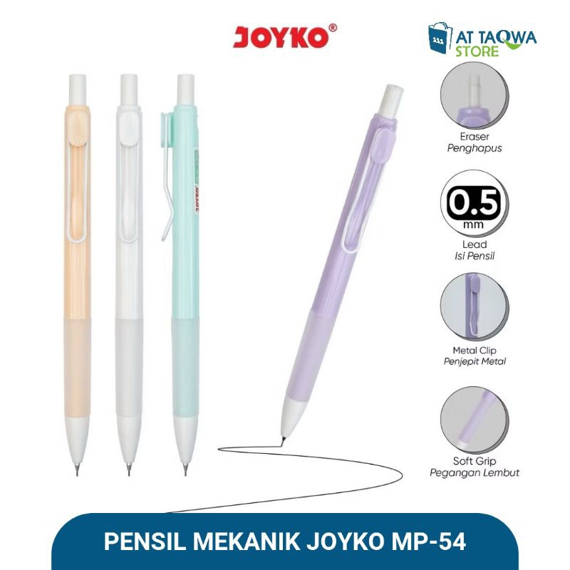 

Mechanical Pencil Pensil Mekanik JOYKO MP-54 0.5 mm