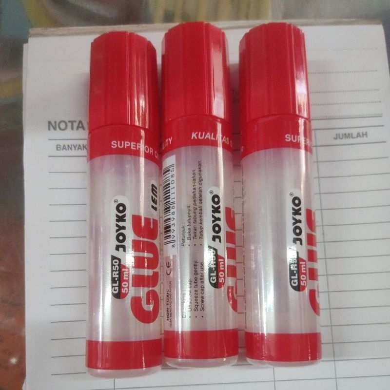 

Lem Kertas Cair 50ml eceran,bahan bikin sleem