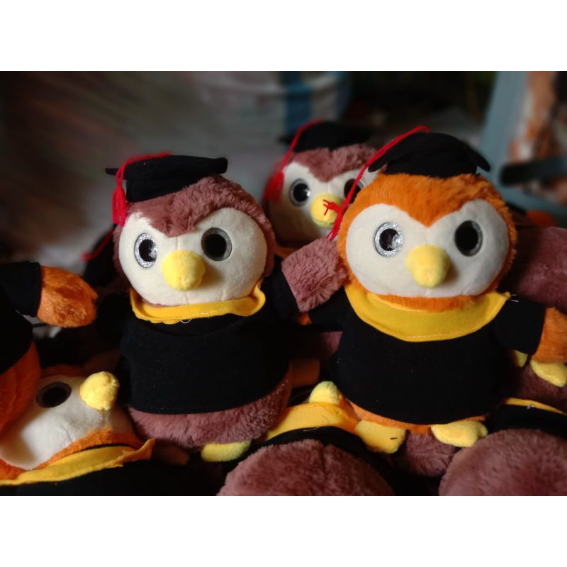 Boneka Wisuda Owl 10-11inci Boneka Wisuda Burung Hantu