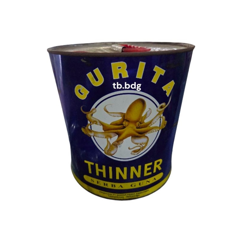 Thinner Gurita Biru Galon / Tiner ± 4 Lt