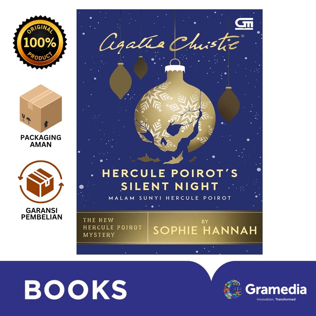 Gramedia Bali - Malam Sunyi Hercule Poirot (Hercule Poirot's Silent Night)