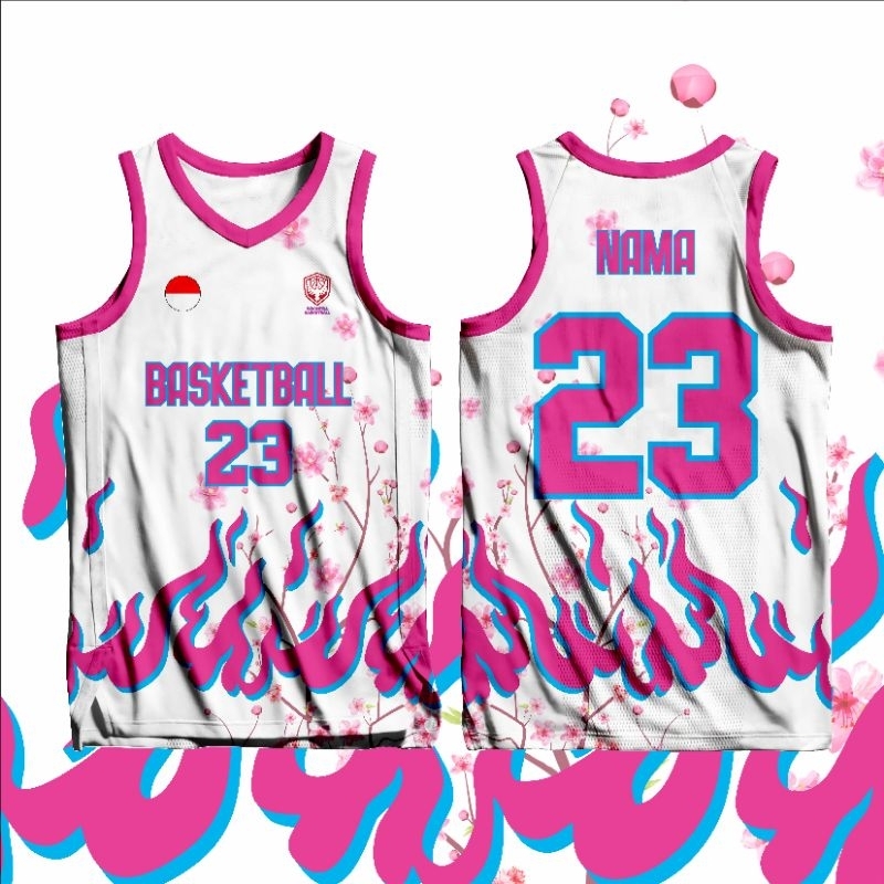 Jersey Basket Custom  – Baju Basket Keren Bahan Dryfit Premium | Bisa Nama & Nomor Sendiri