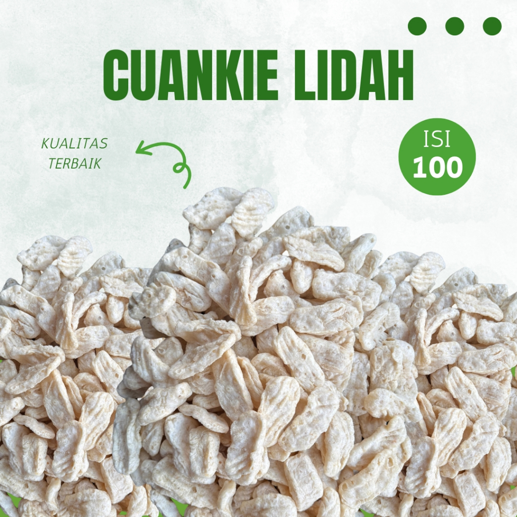 

Termurah Cuanki Lidah Toping Isi 100 Pcs Biji Khas Garut Bisa Cod