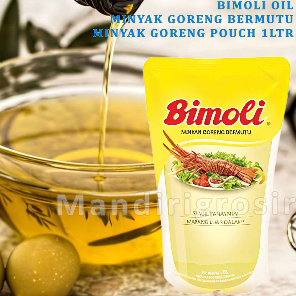 

Minyak Goreng Sawit Bermutu * Bimoli * Minyak Goreng Pouch * 1 Liter