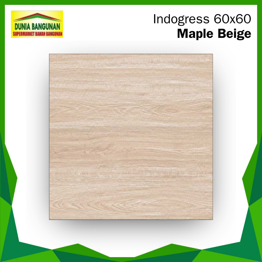 Granit Lantai 60x60 Indogerss Maple Beige Granit Lantai Motif Urat Kayu / Granit Lantai Keset / Gran