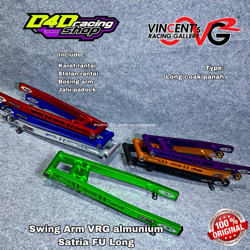 Swing Arm capit udang sasis VRG Satria Fu 150 Coak LONG 65 cm