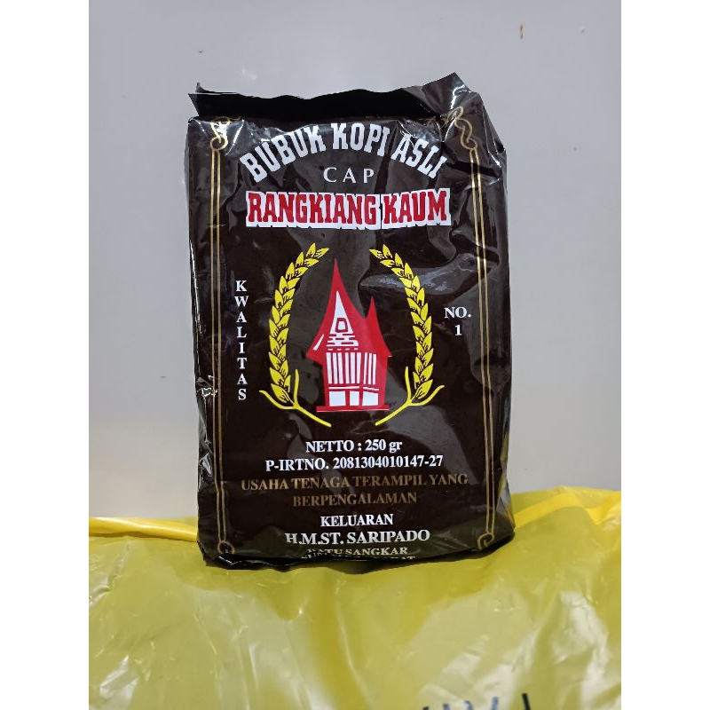 

kopi Rangkiang Kaum asli batu sangkar sumatera barat berar 250gr