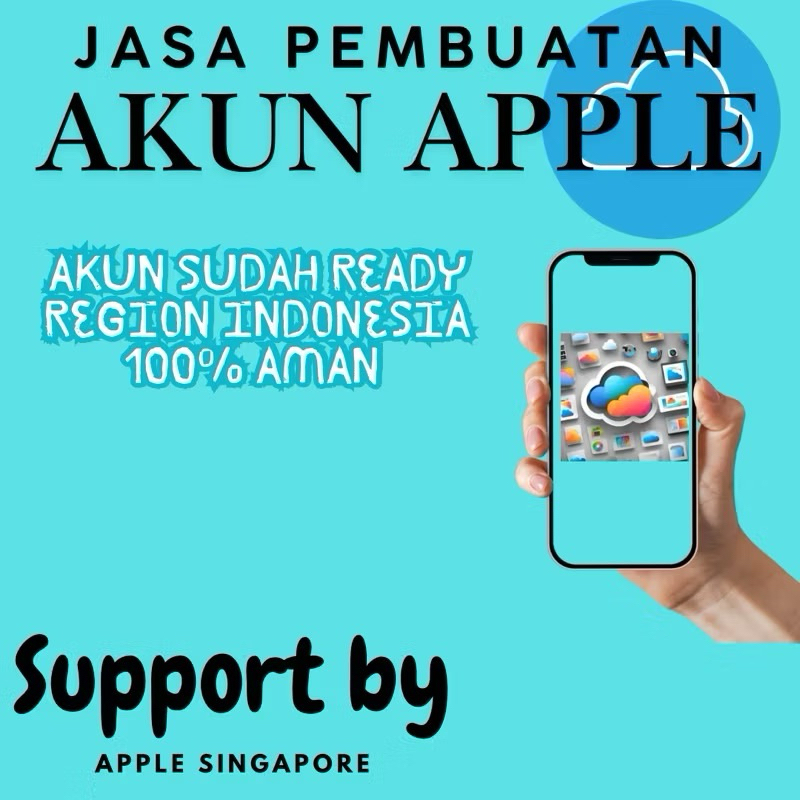 Akun Apple ID Jasa Buat akun apple Jasa buat icloud