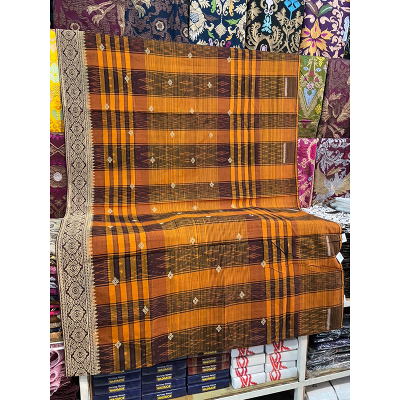 Saput Endek Bordir Premium/Saput Endek Full Motif/Saput Endek Bordir Dewasa/Saputan Bali Endek