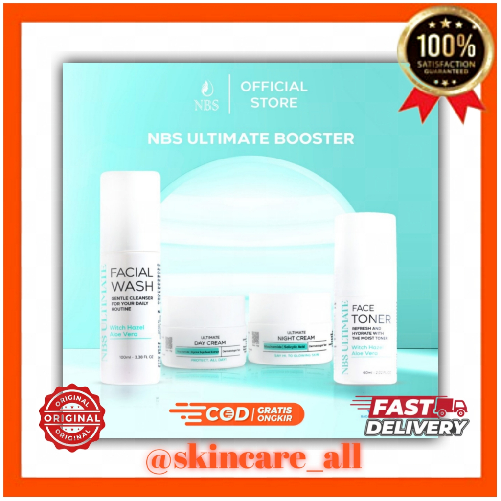 PAKET LENGKAP NBS SKINCARE NEW ULTIMATE BOOSTER