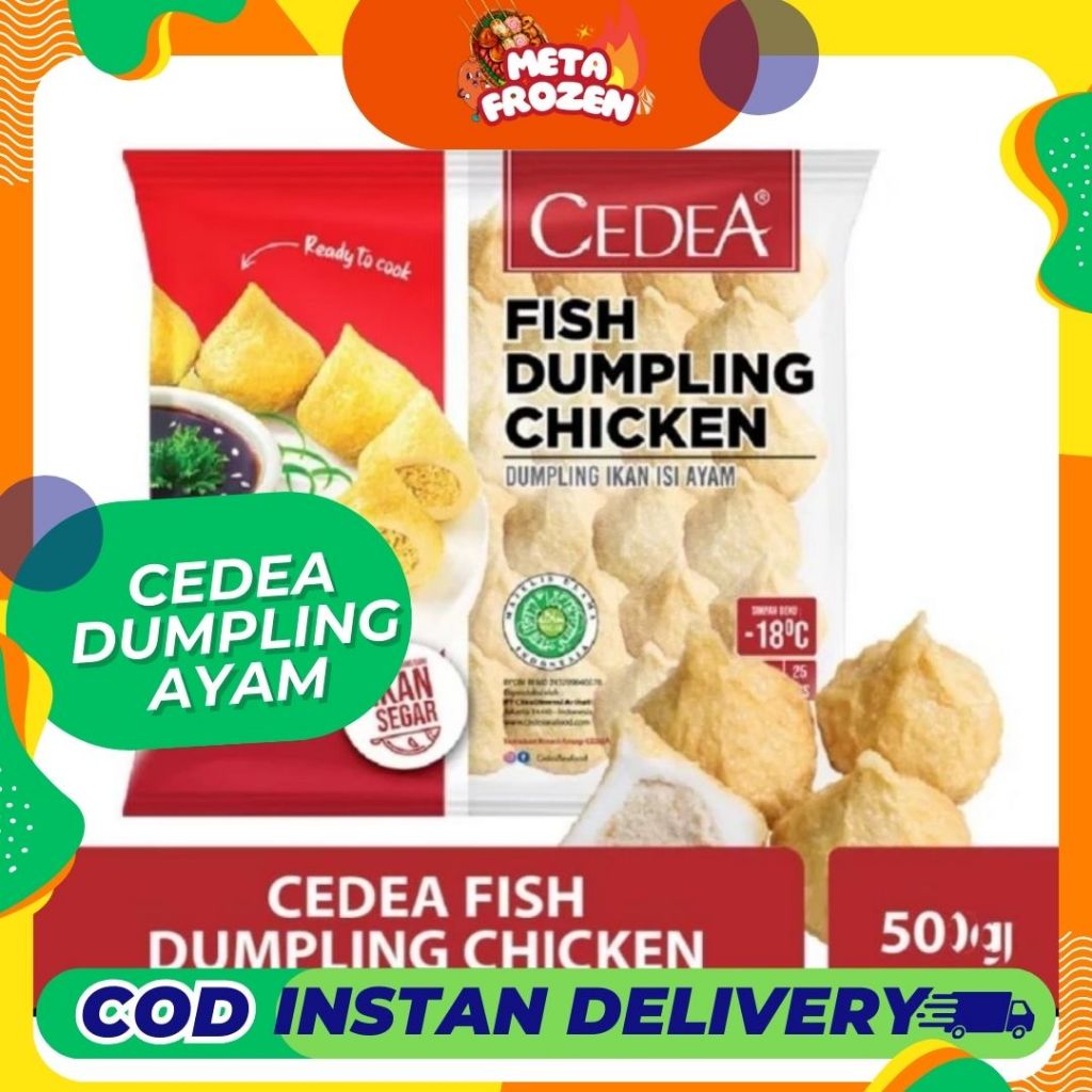 

Cedea Dumpling Ikan Isi Ayam – 500 Gram | Lembut, Gurih, Kaya Rasa!