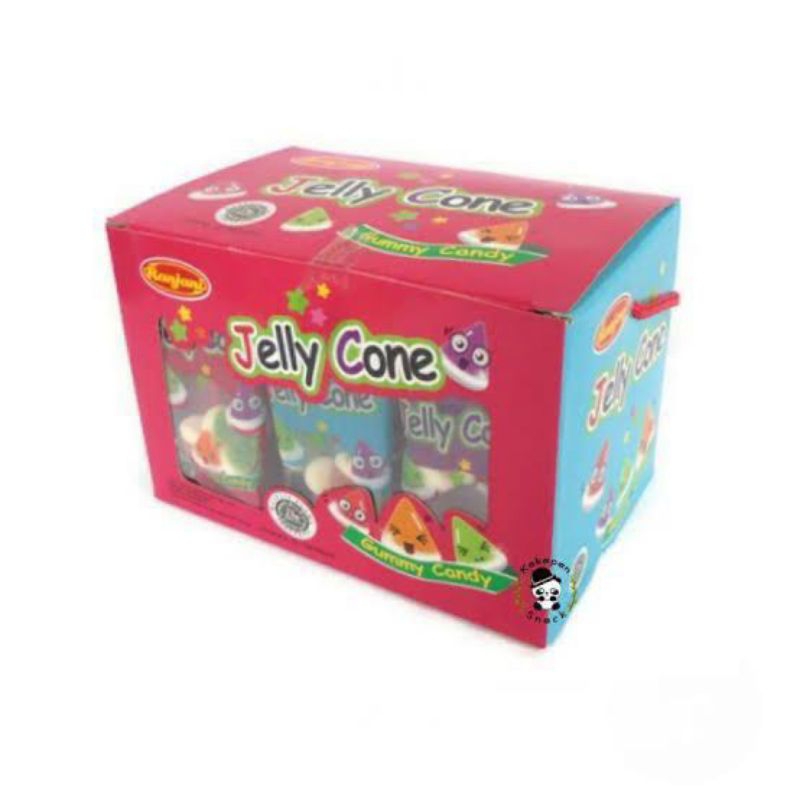 

jelly cone gummy permen ranjani candy isi 30 pcs
